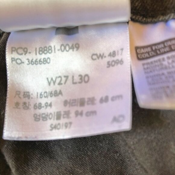 Levi’s 711 Skinny Jeans Soft Black Size 27 Mid Rise Stretch - Picture 13 of 15